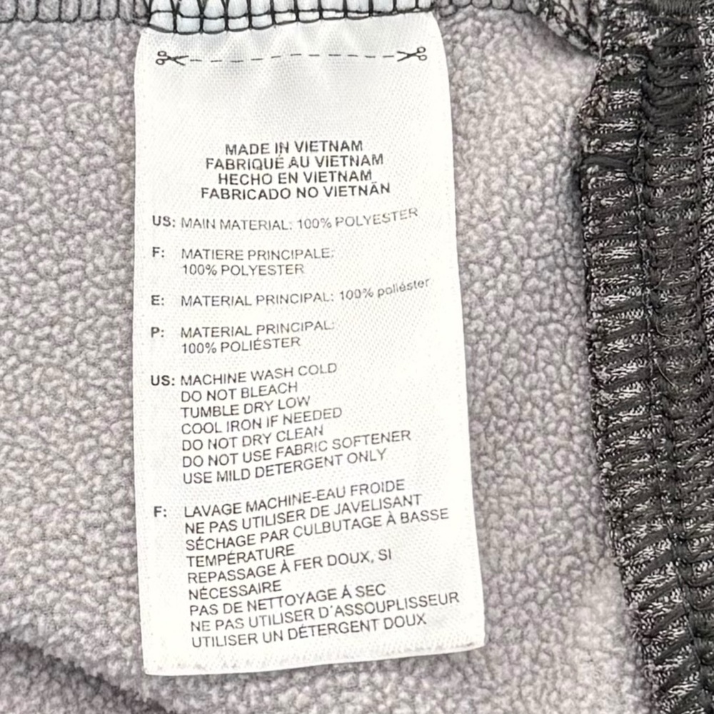 NSU Size XL Adidas Northwestern State University Gray Polyester Hoodie w/Pockets - Picture 6 of 6